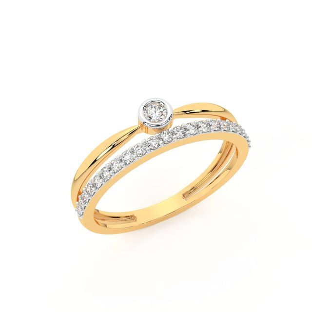 Moselle Round Diamond Engagement Ring